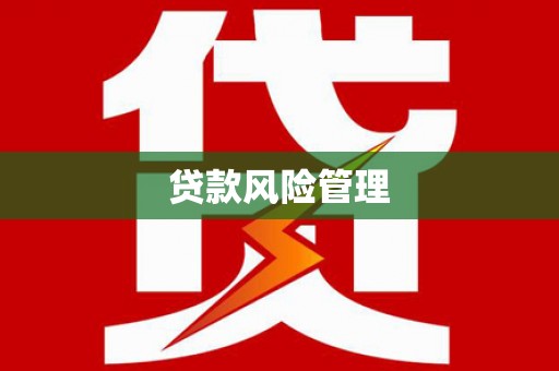 淳安贷款风险管理