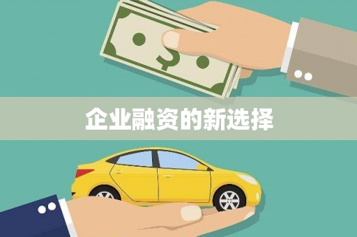 淳安企业融资的新选择