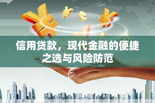 淳安信用贷款，现代金融的便捷之选与风险防范