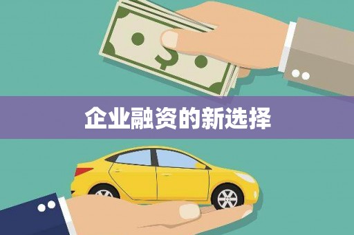 淳安企业融资的新选择