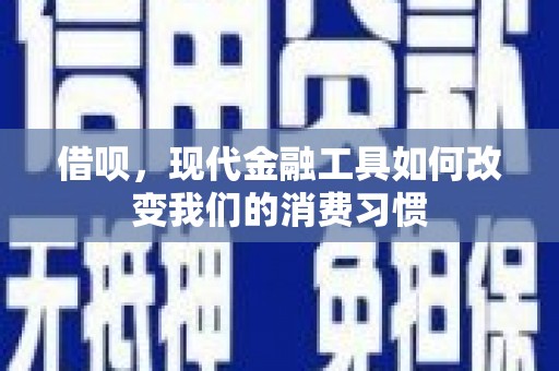 淳安借呗，现代金融工具如何改变我们的消费习惯
