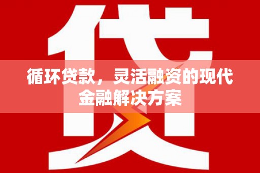 淳安循环贷款，灵活融资的现代金融解决方案