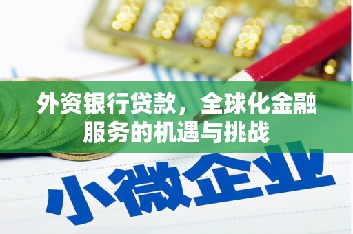 淳安外资银行贷款，全球化金融服务的机遇与挑战