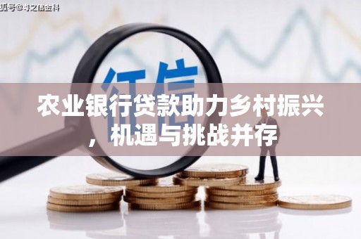淳安农业银行贷款助力乡村振兴，机遇与挑战并存