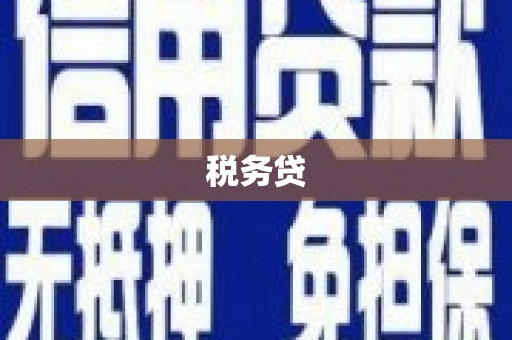 淳安税务贷