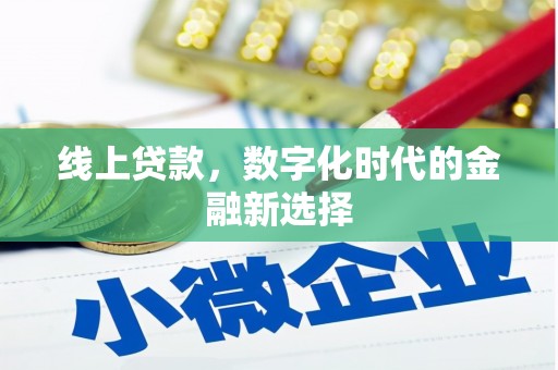 淳安线上贷款，数字化时代的金融新选择