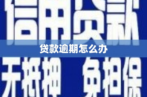 淳安贷款逾期怎么办
