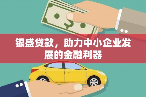 淳安银盛贷款，助力中小企业发展的金融利器