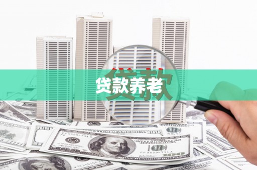 淳安贷款养老