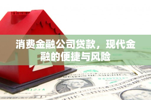淳安消费金融公司贷款，现代金融的便捷与风险