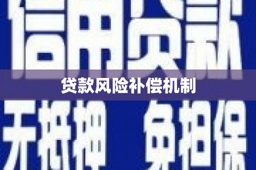 淳安贷款风险补偿机制