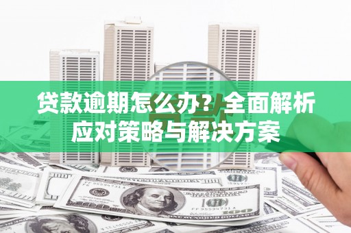淳安贷款逾期怎么办？全面解析应对策略与解决方案